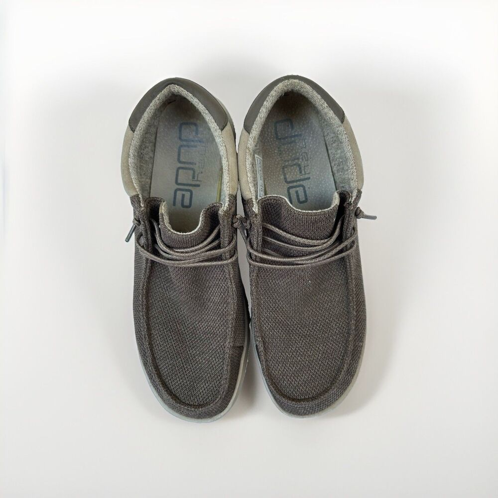 Hey Dude Mens Paul Sox Shoes Slip On Loafers Size 13 Shiitake Brown VGC! - Picture 3 of 8